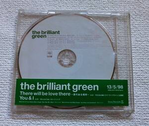 送料160 the brilliant green プロモーション CD There wil be love there 美品 グッズ 川瀬智子