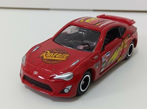 トミカ ハチロク 【二次加工品】 ① (全3種) Lightning McQueen Version( ライトニング マックィーン バージョン ) 赤色　86 トヨタ