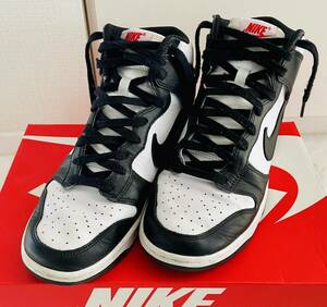 NIKE DUNK HIGH "BLACK AND WHITE" US9 27㎝