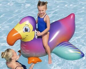 浮き輪 うきわ 浮き具 子供用 人気 フロート かわいい 水遊び用 家族 プール ビーチグッズ 遊具 海水浴 141*113cm 口大きい鳥１