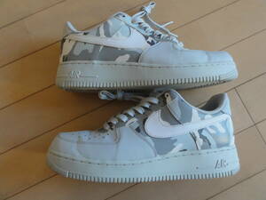 美品 NIKE AIR FORCE 1 LOW WINTER CAMO ナイキ エア フォース 1 ロー ウィンター カモ 27.5cm 823511-009