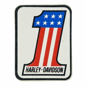ハーレーダビッドソン 小型 ナンバーワン ビンテージ ペーパー デカール HARLEY-DAVIDSON Vintage Paper Decal ステッカー AMF Sticker 紙