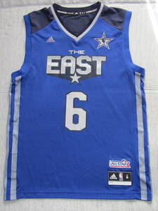 美品 NBA 2011年 ALL-STAR レブロン・ジェームス adidas製 オールスター ユニフォーム アディダス ゲームシャツ ジャージ　マイアミヒート