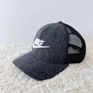 NIKE/ナイキ CLASSIC99 クラシック キャップ 帽子 アクセサリー グレー ロゴ刺繍 メッシュ ジュニア メンズ レディース