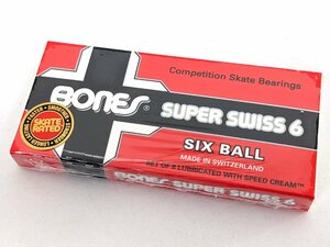未開封 BONESBEARING ボーンズ ベアリング SUPER SWISS 6BALL ベアリングセット《U8598