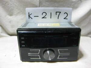 K-2172　Carrozzeria　カロッツェリア　FH-P530　MP3　USB　AUX　2Dサイズ　CDデッキ　故障品