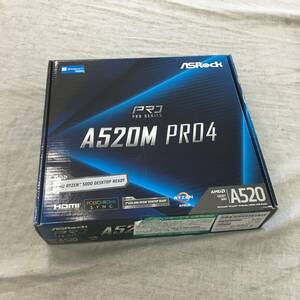 現状品 ASRock AMD Ryzen 3000/4000シリーズ(Soket AM4)対応 A520チップセット搭載 Micro ATX マザーボード A520M Pro4