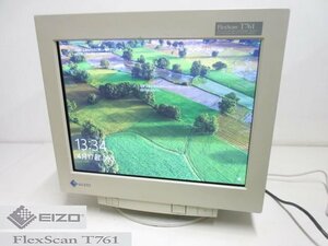 S3075T EIZO FlexScan T761 19インチ ブラウン管 モニター CRT 通電・出力OK ジャンク品