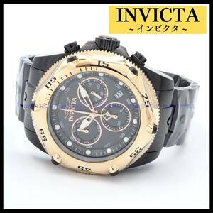【新品・送料無料】インビクタ INVICTA 腕時計 メンズ クォーツ スイスムーブメント PRO DIVER 31613 ゴールド・ブラック メタルバンド