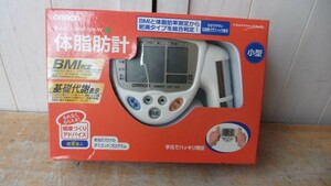 オムロン 体脂肪計 HBF-306-W ホワイト　中古 動作良好（美品）