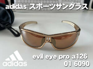 adidas アディダス サングラス a126 evil eye pro ケース付き　ゴルフ GOLF スポーツサングラス