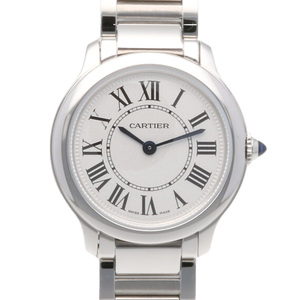 カルティエ ロンド マスト ドゥ 腕時計 ステンレススチール WSRN0033 クオーツ 1年保証 CARTIER 中古 美品