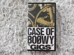 BOOWY*ボウイ*CASE OF BOOWY GIGS*１*VHS*