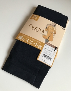 【Tuche】　レギンス　グンゼ　M〜Lサイズ　80デニール　暖かスエード調