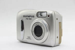【返品保証】 【便利な単三電池で使用可】オリンパス Olympus FE-110 2.8x コンパクトデジタルカメラ s5242