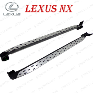 レクサス NX NX200t NX300h AGZ10 AGZ15 AYZ10 AYZ15 H26.7～ 左 右 サイド ステップ スポイラー ランニング ボード スカート アルミ