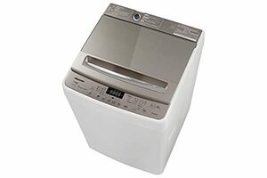 【中古】 ハイセンス 全自動洗濯機 7.5kg ホワイト/シャンパンゴールド HW-DG75A ガラスドア 省エネ静音