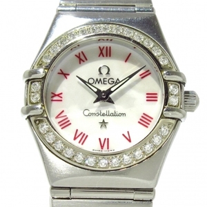 OMEGA(オメガ) 腕時計 コンステレーション ミニ 1466.63 レディース ダイヤベゼル/シェル文字盤 ホワイトシェル