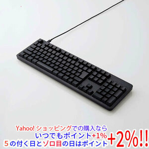 ELECOM エレコム 有線メカニカルフルキーボード TK-MC50UKLBK 赤軸 ブラック [管理:1000026702]