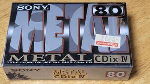 未使用 SONY CDix Ⅳ METAL 80分 2本パック メタルポジション カセットテープ TYPE-4　未開封品
