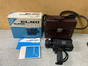 ELMO エルモ 8mm ビデオカメラ SUPER 311 9-27mm f1.1 説明書、ケース、箱付 