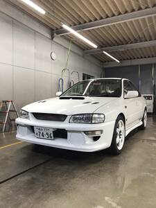 GC8 STIverⅢ 5MT 1996年式平成8年車スバルインプレッサWRX STIバージョンⅢワンオーナーです。そろそろ旧車王行き