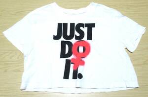 ●NIKE ナイキ Tシャツ Just do It ロゴ ホワイト M