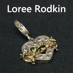 Loree Rodkin ローリーロドキン love＆hate K18 18金×SV925 ネックレストップ ペンダントトップ 3231