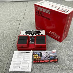 ◆【売り切り】BOSS ボス VOCAL PERFORMER VE-20 ボーカルエフェクター 音楽機材 箱付属 通電確認済み 