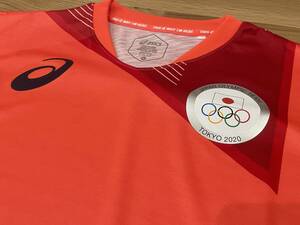 【送料無料】東京2020オリンピック 選手支給日の丸入りTシャツ 非売品