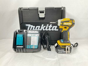 ★MAKITA マキタ インパクトドライバー TD172DGX FY イエロー 18V 6.0Ah 中古 1円スタート★