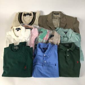 AO0307-1-3 Polo ポロ Ralph Lauren ラルフローレン ブランド メンズ まとめ 10点 ジャケット ニット シャツ ポロシャツ 100サイズ