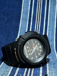 90s casio united arrows x g-shock aw-500 2nd 当時物 90年代 ユナイテッドアローズ 別注 コラボ wネーム デジアナ アナログ