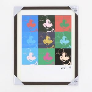 レア！アンディウォーホル リトグラフ Andy Warhol ミッキーマウス MickeyMouse ディズニー　Disney TDL 56/125【送料無料】