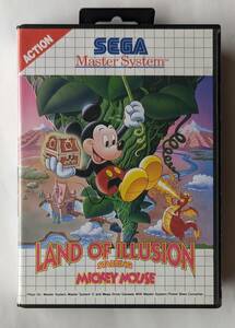 MS ミッキーマウスの魔法のクリスタル LAND OF ILLUSION starring Mickey Mouse EU版 ★ セガマスターシステムソフト