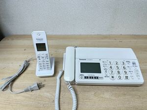 A251 パナソニック Panasonic　電話機　パーソナルファクス　KX-PZ200-W　子機1台付き