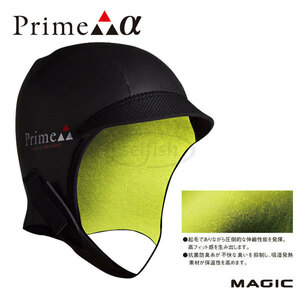 一点限★30％OFF★MAGIC,マジック/プライムアルファシリーズ/PRIME α1.8mm キャップ2/サーフィン/冬用/防寒対策/22-23NEW/S