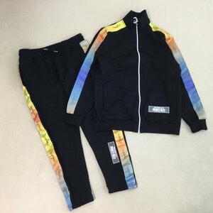 ■MISHKA ミシカ セットアップ スウェット 上海 レディース ブラック サイズM.L /1.66㎏■