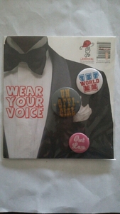 WEAR YOUR VOICE☆缶バッジ☆未開封