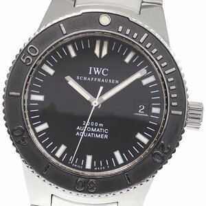 IWC SCHAFFHAUSEN IW353602 GST アクアタイマー デイト 自動巻き メンズ 保証書付き_745027