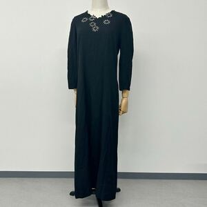 robe de chambre COMME des GARCONS ローブドシャンブル　コムデギャルソン　フラワーデザインワンピース　長袖 ワンピース ドレス　女性