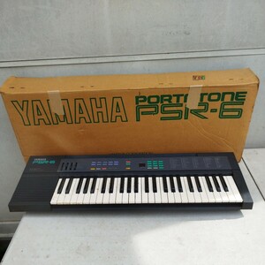 YAMAHA/ヤマハ PORTABLE KEYBOARD/ポータブルキーボード デジタルシンセサイザー 楽器 PSR-6【140サイズ】