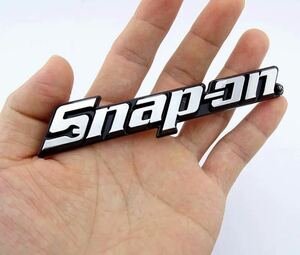 《送料無料》スナップオン（Snap-on）シルバーエンブレムステッカー 117mm