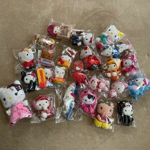 ハローキティ ご当地キティ　マスコット　ぬいぐるみ　ボールチェーン　Sanrio 25点セット