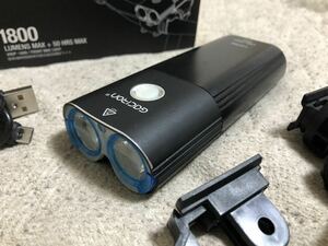 ガシロン gaciron V9D-1800 1800ルーメン USB フロントライト ロードバイク クロスバイク コスパ最強 自転車ライト キャンプなどにも