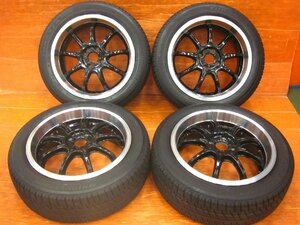 Y4】RAYS グラムライツ gramLIGHTS 57Gainer 16インチ 6.5J +52 PCD100 4H ブリヂストン TURANZA ER370 185/55R16 フィット/シャトルなど