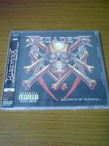 ◆貴重 MEGADETH/KILLING IS MY BUSINESS... AND BUSINESS IS GOOD!◆メガデス 帯付国内盤◆