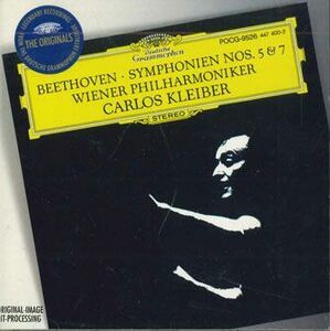 CD Vienna Phiharmonic Orchestra Beethoven:symphonies Nos.5&7 POCG9526 POLY DOR /00110