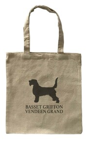Dog Canvas tote bag/愛犬キャンバストートバッグ【Basset Griffon Vendeen Grand/グラン・バセット・グリフォン・バンデーン】イヌ-41
