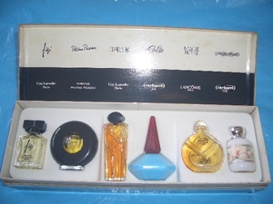 ★＜Premium＞ブランド香水 　ミニボトル6個セット MADE IN FRANCE　◎1980年代～パリで購入
